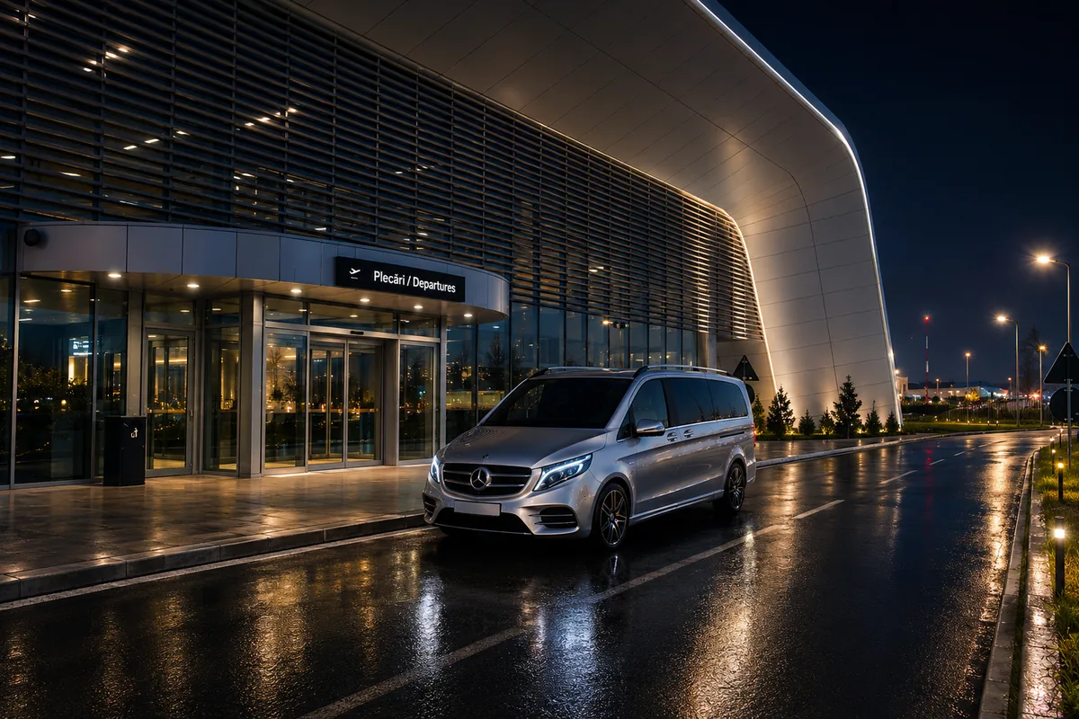 Transfer Craiova Airport cu Mercedes V-Class și șofer
