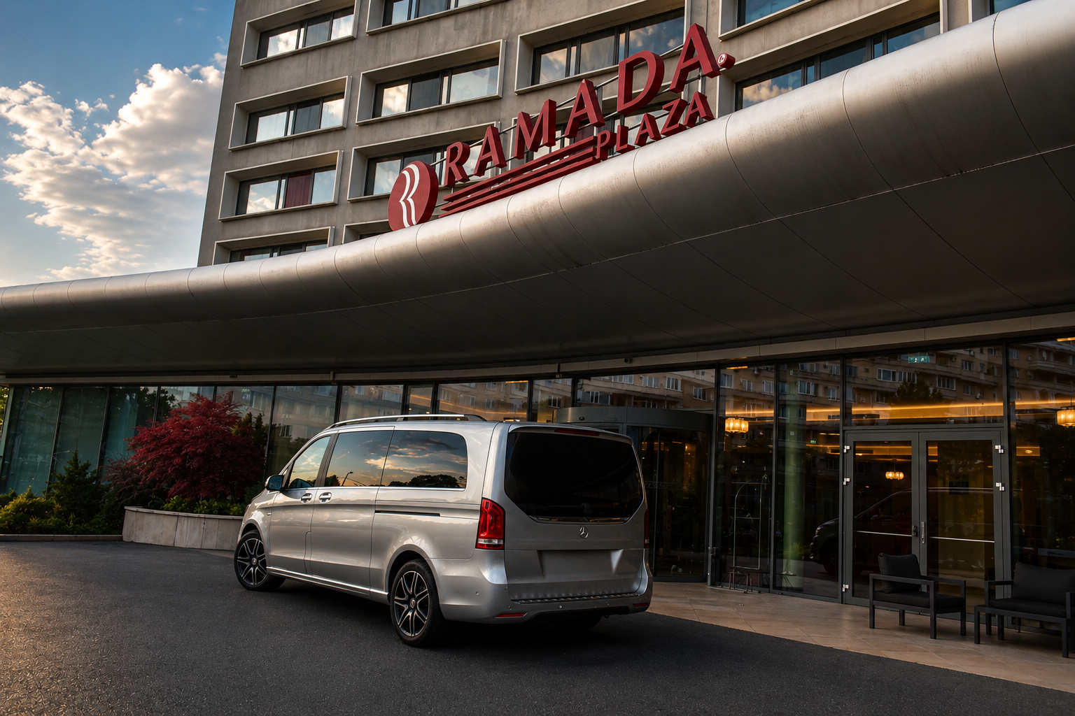 Otopeni Craiova transfer premium cu bagaje și Mercedes V-Class