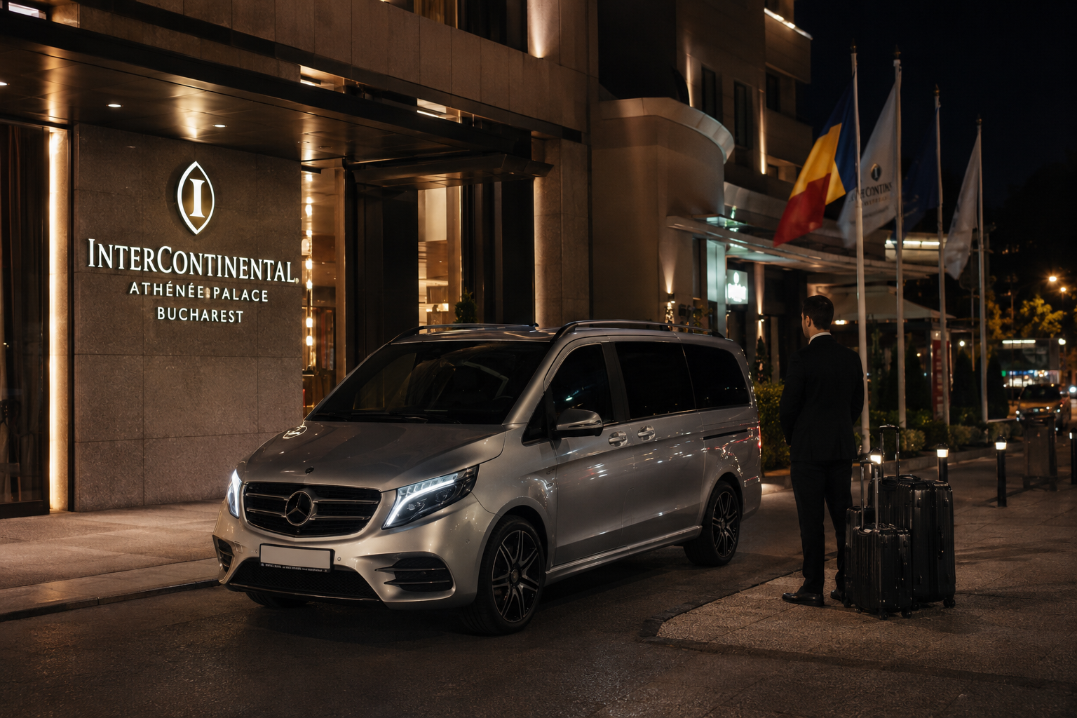Închiriere Mercedes V-Class cu șofer pentru business travel România