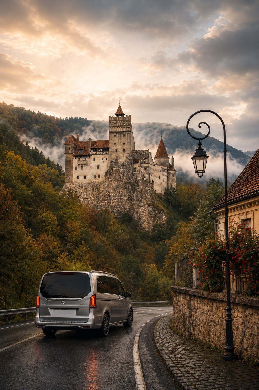 Destinații premium în România cu Mercedes V-Class