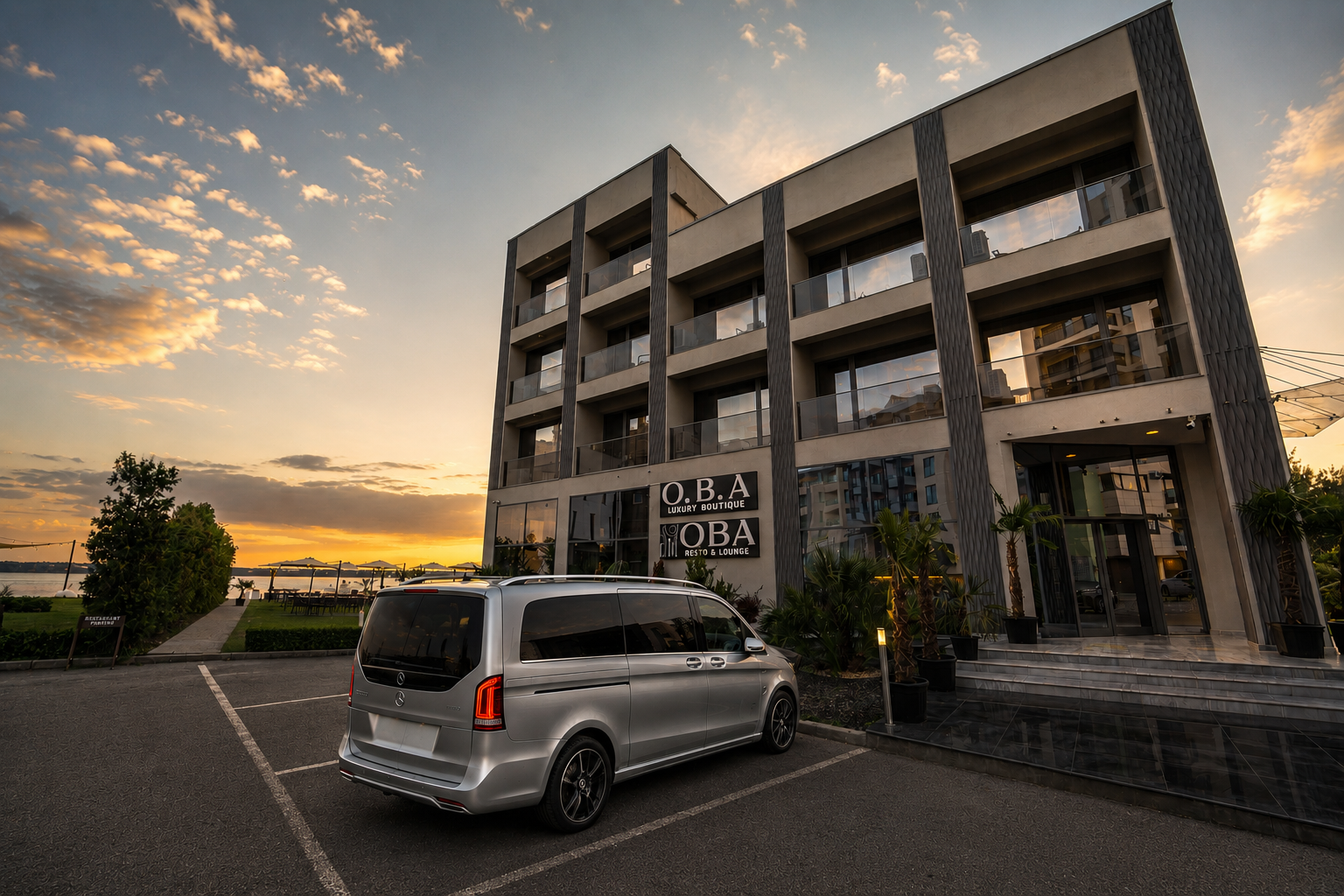 Transfer premium către destinații din România cu Mercedes V-Class