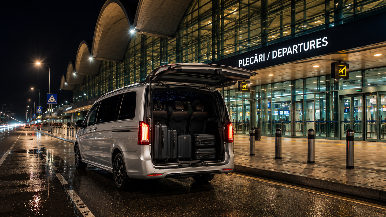 Transfer Otopeni cu Mercedes V-Class și șofer